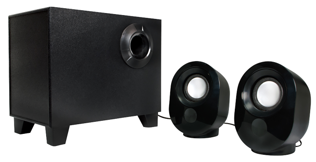 2.1 Stereo Lautsprecher mit Subwoofer
