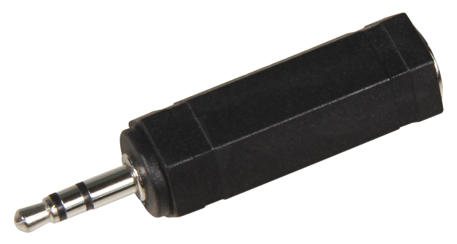 Audio Adapter 3,5mm Stecker auf 6,35mm Buchse, stereo
