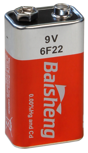 Block-Batterie Super Heavy Duty 9V, Typ 6F22
