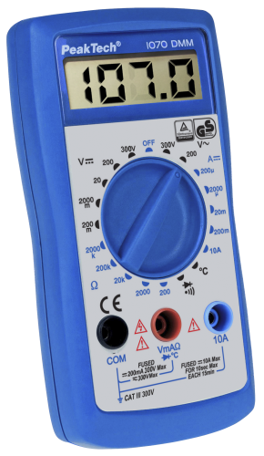 Digital-Handmultimeter PeakTech 1070, 3,5-stellig
