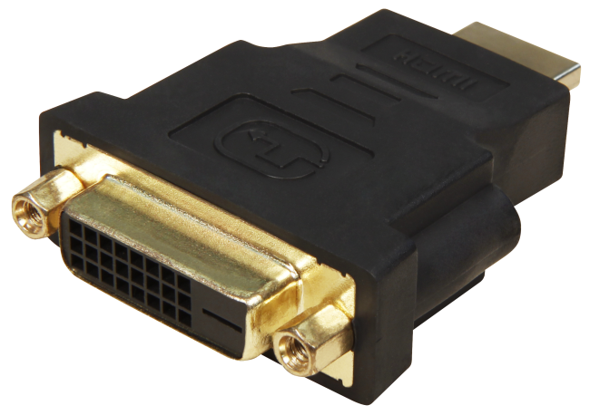 HDMI-DVI Adapter HDMI Stecker --> DVI Buchse
