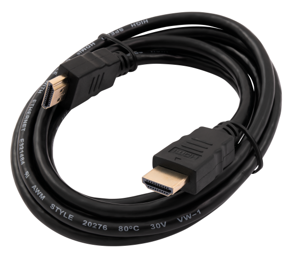 HDMI-Kabel HOLLYWOOD, HDMI 2.0, vergoldete Kontakte, 4K/UHD, ARC, HEAC, 1,8m
