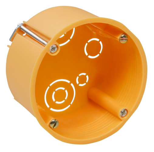 Hohlwanddose McPower, Ø68x45mm, inkl. Geräteschrauben, orange
