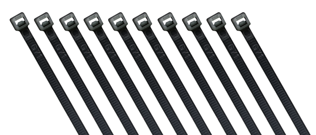 Kabelbinder McPower, schwarz, 100x2,5mm, 100er-Pack, UV beständig
