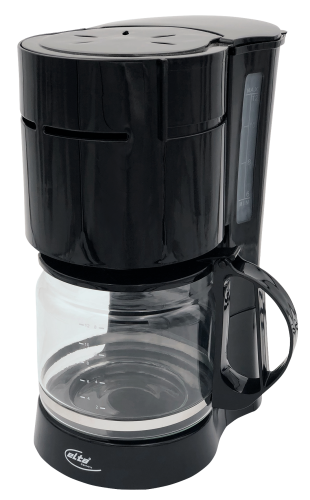 Kaffeemaschine Elta , 1000 Watt, 12 Tassen, schwarz
