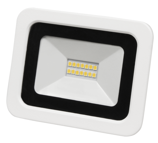 LED-Außenstrahler McShine SMD-Slim 10W, 700Lumen, 3000K, warmweiß, IP44
