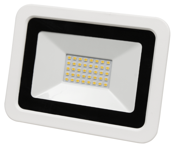 LED-Außenstrahler McShine SMD-Slim 30W, 2100Lumen, 4000K, neutralweiß, IP44
