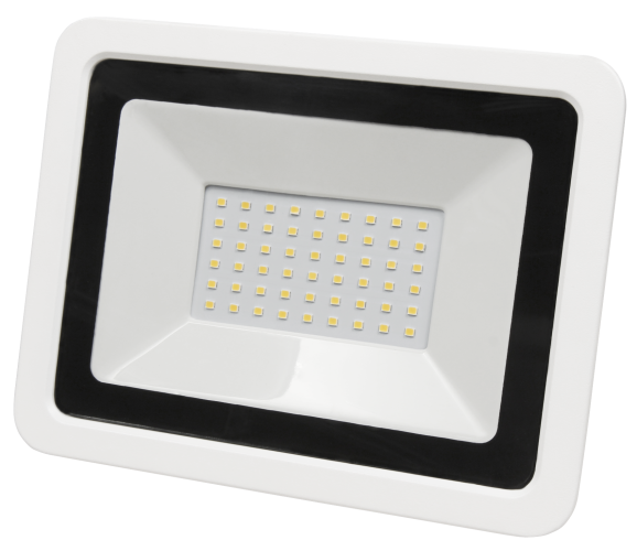 LED-Außenstrahler McShine SMD-Slim 50W, 3500Lumen, 3000K, warmweiß, IP44
