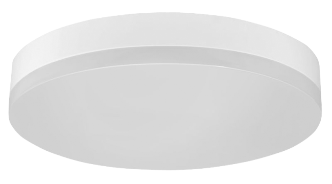 LED Deckenleuchte, 1.600lm, 3000K, 24W, warmweiß, IP44, 280x53mm, Bewegungsmelder
