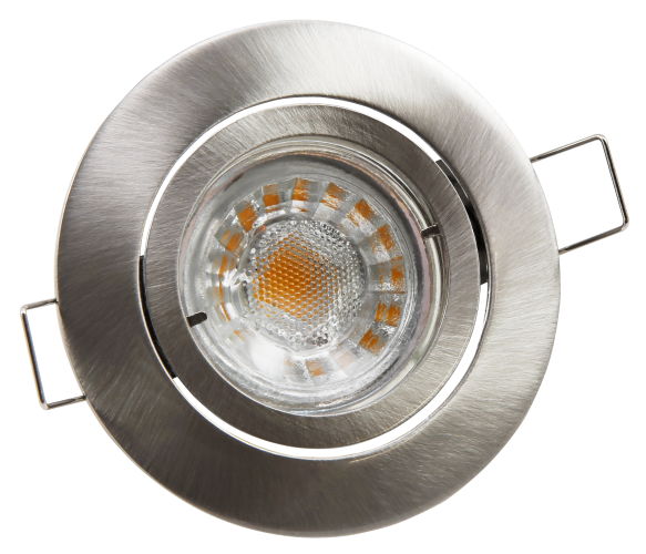 LED-Einbauleuchte McShine, 5W COB, 400lm, 3000K, Ø82mm, inkl. Fassung
