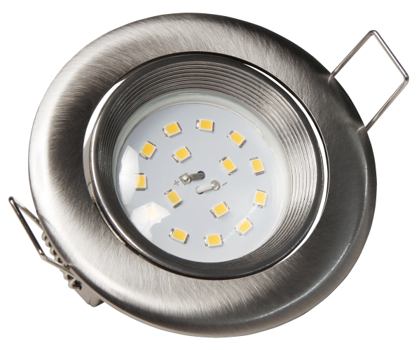 LED-Einbauleuchte McShine, Ø83mm, 5W, 400lm, warmweiß, schwenkbar, ultra flach
