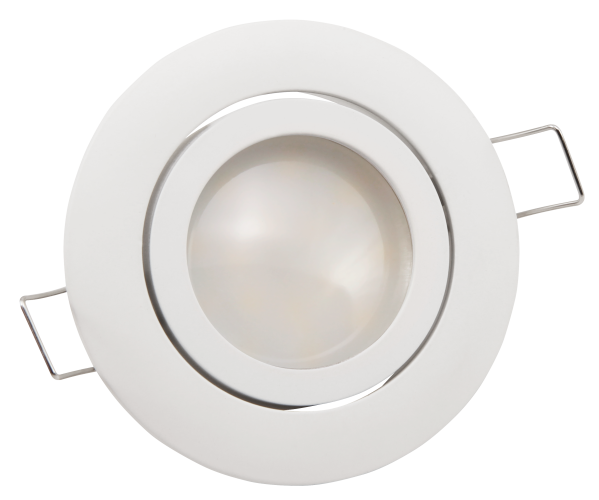 LED-Einbauleuchte McShine Eco-30 5W, 420lm, 3000K, weißes Gehäuse, dimmbar
