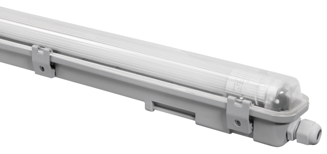 LED Feuchtraumleuchte McShine FL-12, IP65, 2.400 lm, 4000K, 150cm, neutralweiß
