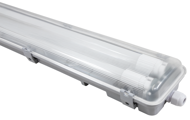 LED Feuchtraumleuchte McShine FL-23 IP65, 2x2.400lm, 4000K, 150cm, neutralweiß
