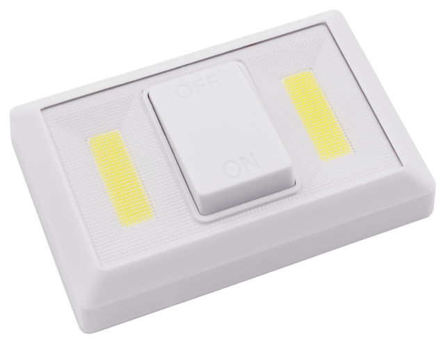 LED-Klebeleuchte McShine LK2-COB mit Klebefolie und Magnet, 112x74x24mm
