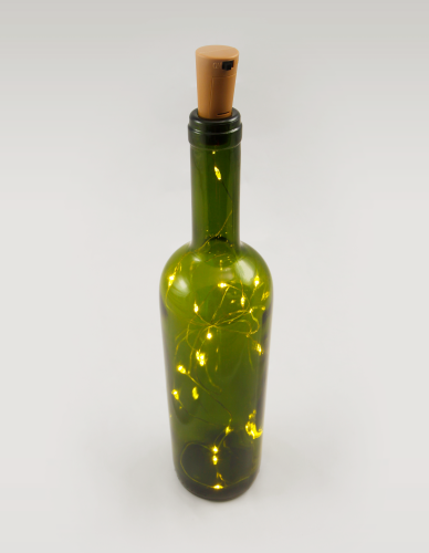 LED-Lichterkette McShine Bottle 20 LEDs, ca. 2m, Batteriebetrieb
