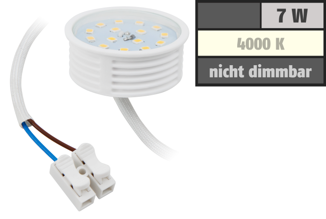 LED-Modul McShine, 7W, 470 Lumen, 230V, 50x23mm, neutralweiß, 4000K
