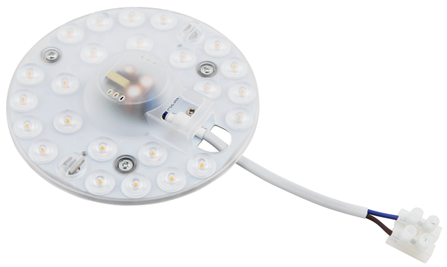 LED-Modul McShine, Umrüstsatz mit Magnethalterung, Ø13cm, 12W, 1200lm, 3000K
