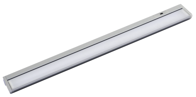LED Unterbauleuchte, 10W, 580lm, 56cm, warmweiß, Bewegungsmelder, titan
