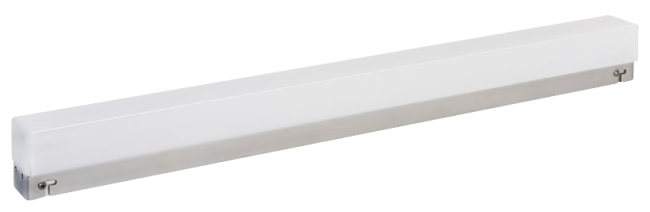 LED Unterbauleuchte, 15W, 1300lm, 76cm, neutralweiß, 2 Steckdosen, inkl. 5 Haken
