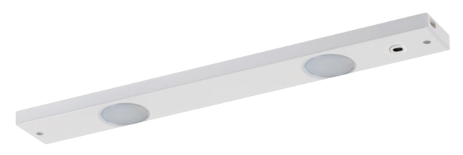 LED Unterbauleuchte, 450lm, 3000K, 6W, 550x70x25mm, IR-Sensor, weiß
