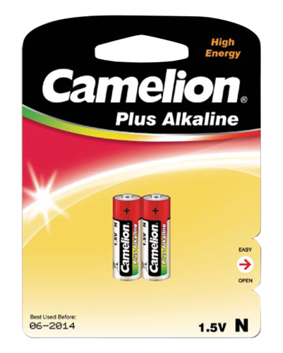 Lady-Batterie CAMELION Plus Alkaline, 1,5V, Typ LR1, 2er-Blister
