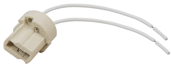 Lampenfassung McShine, G9, rund, für Hochvoltlampen, max. 230V/75W
