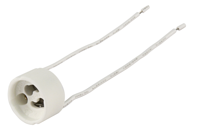 Lampenfassung McShine, GU10, 11cm Kabel, max. 250V / 100W

