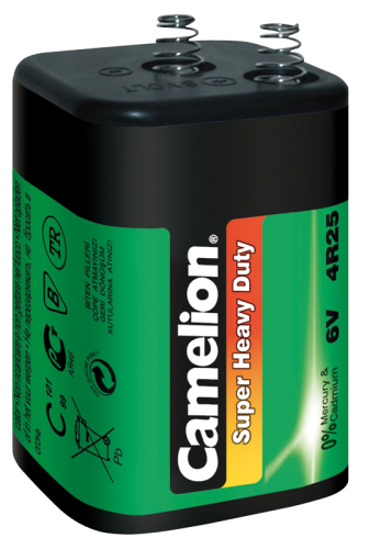 Laternenbatterie CAMELION Super Heavy Duty 6V, Typ 4R25
