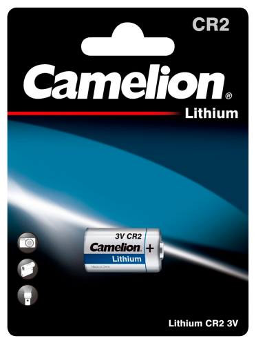 Lithium-Photobatterie CAMELION, CR2, 3 V, 1er-Blister

