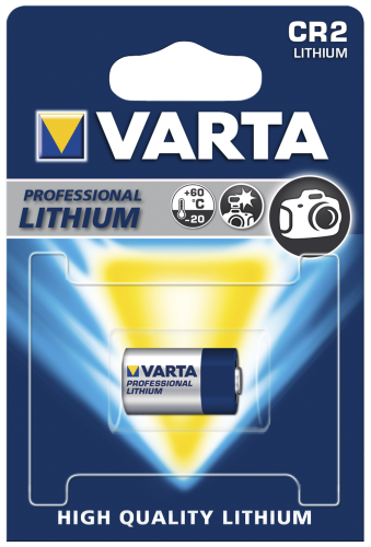 Lithium-Photobatterie VARTA CR 2, 1er-Blister
