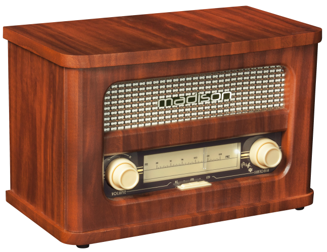 Nostalgie Radio MADISON MAD-RETRORADIO Bluetooth, FM-Radio, Akku
