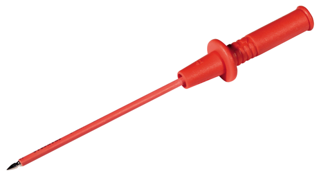 Prüfspitze McPower PS 20, 4mm Stecker, rot
