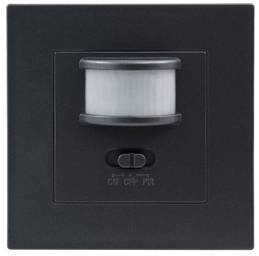 Unterputz IR Bewegungsmelder McShine LX-23 160°, 500W, LED geeignet, anthrazit
