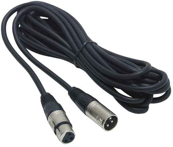 XLR-Verbindungskabel HOLLYWOOD 5m, Stecker-Kupplung
