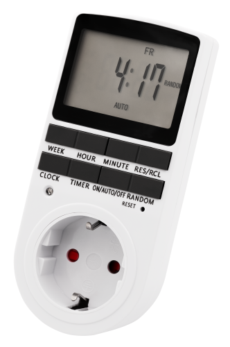 Digitale Zeitschaltuhr McPower WZ-10 10 Programme, 24Std Timer, 3680W
