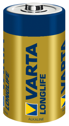 Baby-Batterie VARTA LONGLIFE Alkaline, 1,5 V, Typ C, 2er-Blister
