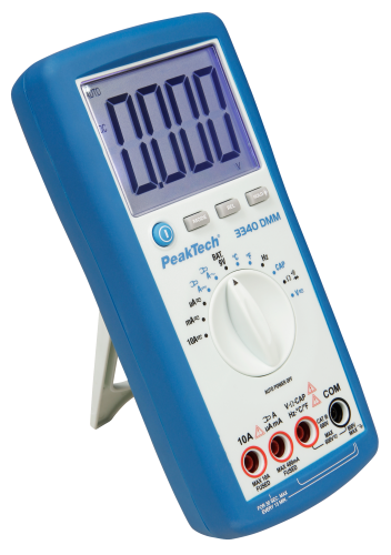 Digital-Multimeter PeakTech 3340, 39 mm Jumbo-Display, automatische Messbereichswahl
