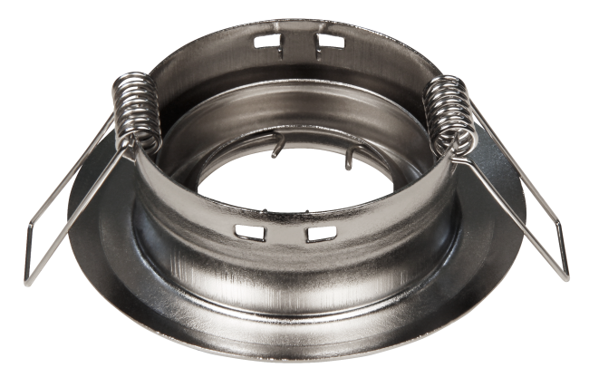 Einbaurahmen McShine ER-76 Edelstahl gebürstet, Ø76mm, schwenkbar
