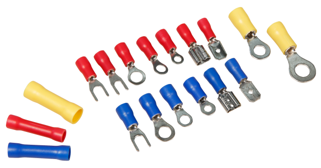Kabelschuh-Sortiment McPower, 175-teilig, in Sortimentsbox, 3 Farben
