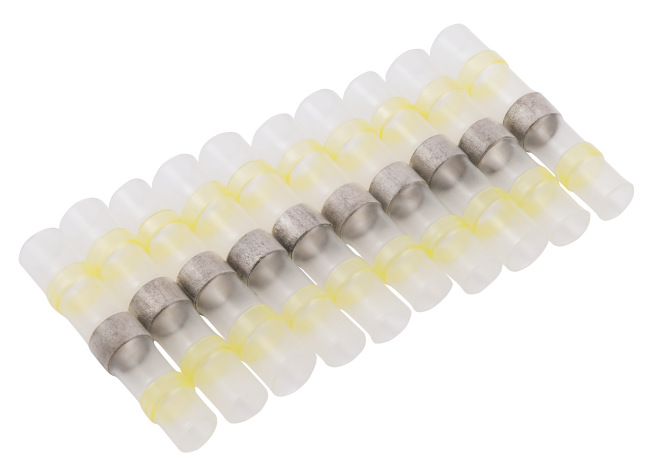 Lötverbinder McPower, Ø6mm - gelbe Markierung, 4,0-6,0mm² Kabel, 10er-Pack
