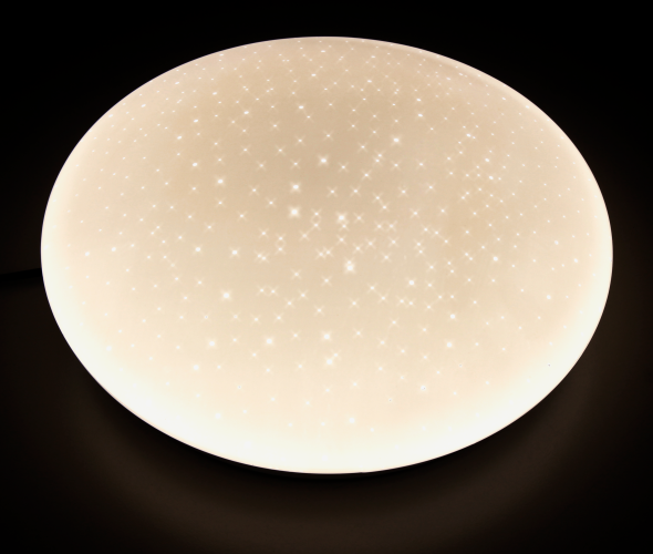 LED-Deckenleuchte McShine Starry-Sky Ø26cm, 12W, 840lm, 3000K, Sternenhimmel
