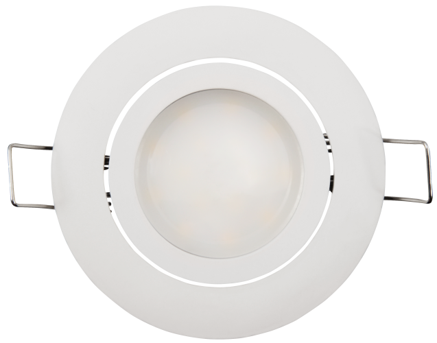 LED-Einbauleuchte McShine Eco-30 5W, 420lm, 3000K, weißes Gehäuse, dimmbar
