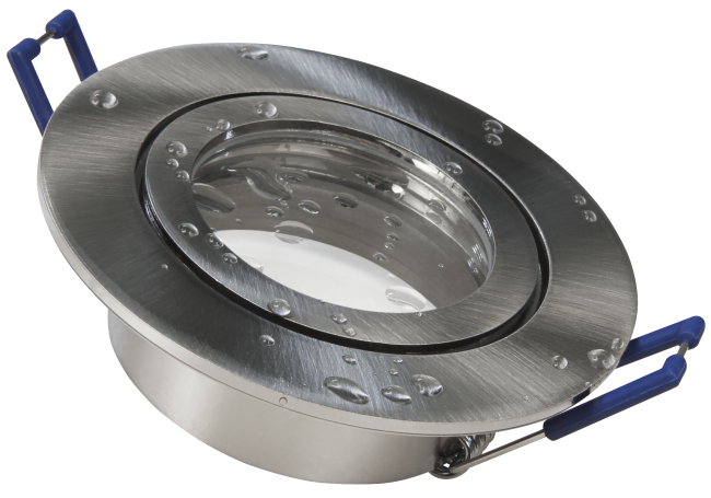 LED-Einbauleuchte McShine Flatty Ø83mm, 5W, 400lm, warmweiß, IP44
