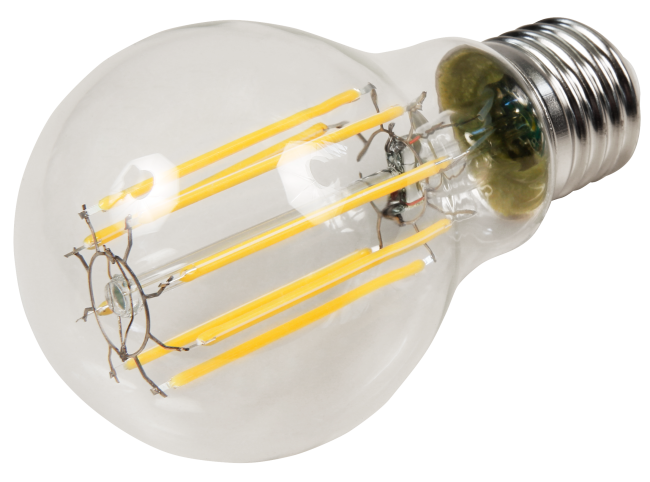 LED Filament Glühlampe McShine Filed, E27, 12W, 1500lm, warmweiß, klar
