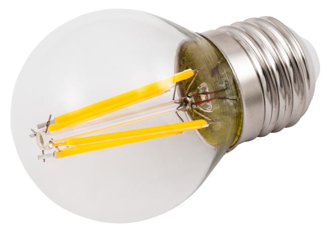 LED Filament Tropfenlampe McShine Filed E27, 6W, 600lm, warmweiß, dimmbar

