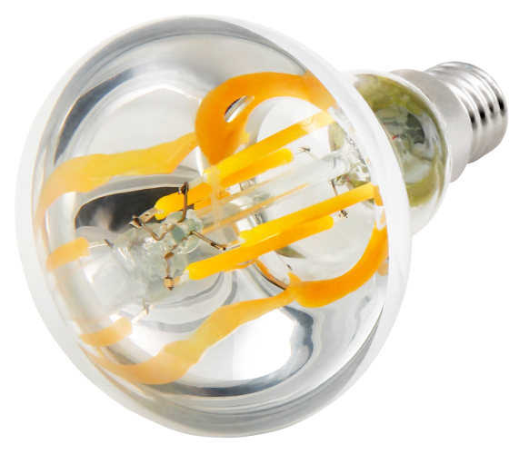 LED-Reflektorstrahler McShine, E14, R50, 4W, 400lm, 360°, 3000K, warmweiß
