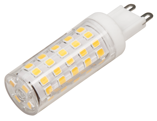 LED-Stiftsockellampe McShine, G9, 6W, 720lm, 3000K, warmweiß
