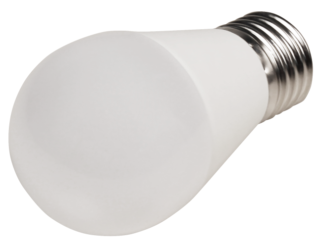 LED Tropfenlampe McShine, E27, 8W, 600lm, 160°, 3000K, warmweiß, Ø45x88mm
