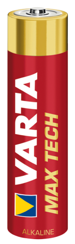 Micro-Batterie VARTA MAX-TECH 1,5 V, Typ AAA, 4er-Blister
